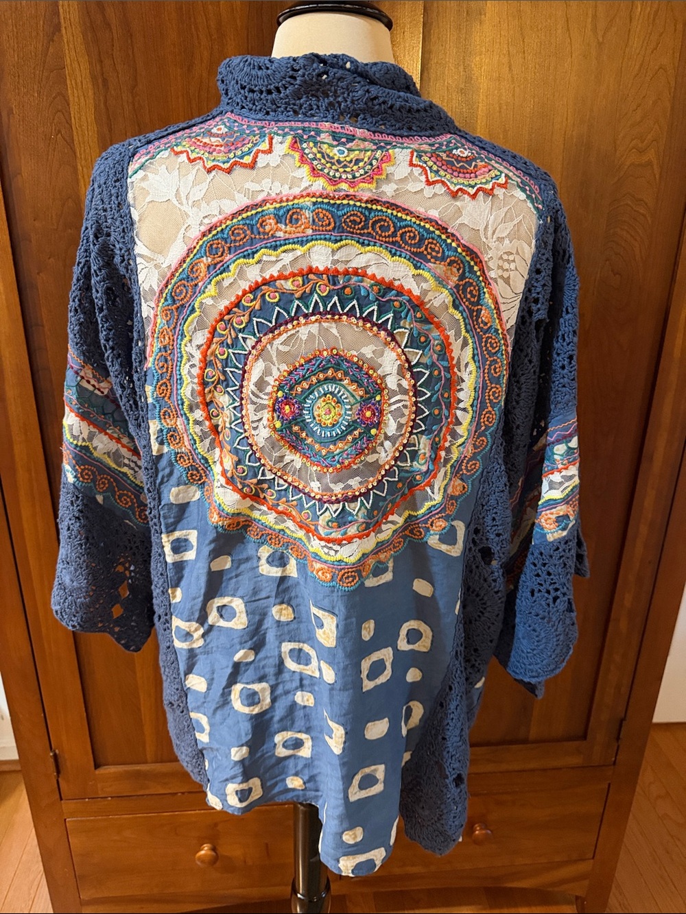 NWT Free People Holi Crochet Kimono - Picture 4 of 8
